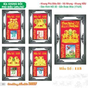 Lịch Bloc Đại Đặc Biệt 2027 TS Mẫu TS-45 (49 x 78 cm) Quà Tết Gia Đình Sum Vầy Ý Nghĩa