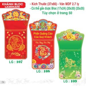 Lịch Bloc Siêu Đại 2027 TS Mẫu TS-75 (37 x 66 cm) Quà Tết Gia Đình Sum Vầy Ý Nghĩa