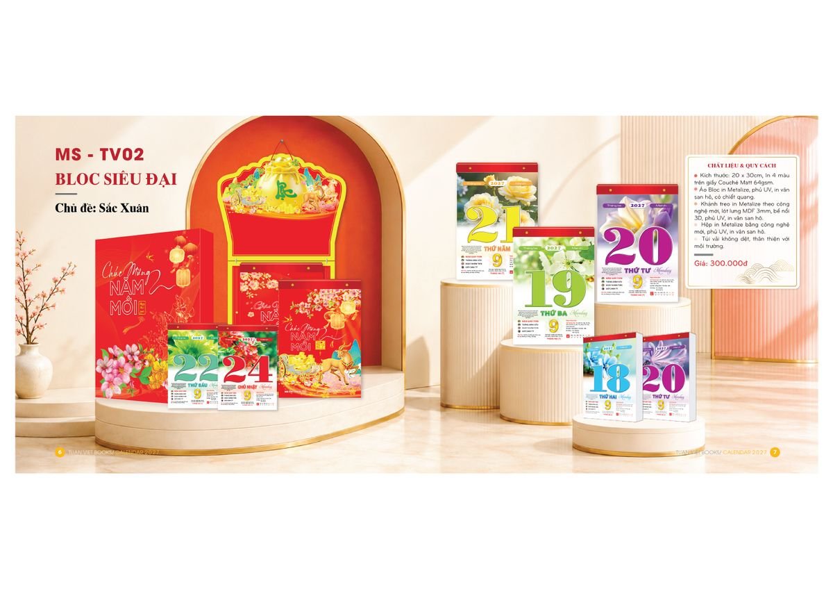 Lịch Bloc Cực Đại 2027 TV02 Quà Tết Gia Đình Sum Vầy Ý Nghĩa