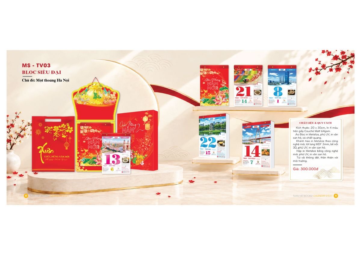 Lịch Bloc Cực Đại 2027 TV03 Quà Tết Gia Đình Sum Vầy Ý Nghĩa
