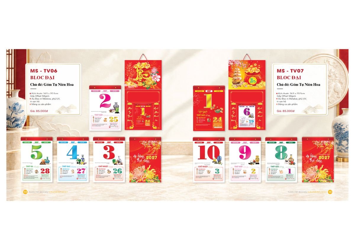 Lịch Bloc Cực Đại 2027 TV06 Quà Tết Gia Đình Sum Vầy Ý Nghĩa