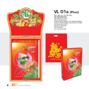 Lịch Bloc Siêu Cực Đại 2027 VL Mẫu VL01A (35 x 50cm) Quà Tết Gia Đình Sum Vầy Ý Nghĩa in logo doanh nghiệp quà tặng Tết tại Quà Tặng Gia Dụng VN