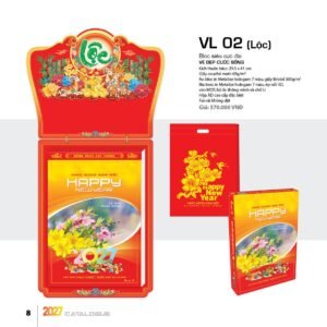 Lịch Bloc Siêu Cực Đại 2027 VL Mẫu VL02 (38 x 53 cm) Quà Tết Gia Đình Sum Vầy Ý Nghĩa in logo doanh nghiệp quà tặng Tết tại Quà Tặng Gia Dụng VN