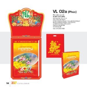Lịch Bloc Siêu Cực Đại 2027 VL Mẫu VL02A (38 x 53 cm) Quà Tết Gia Đình Sum Vầy Ý Nghĩa in logo doanh nghiệp quà tặng Tết tại Quà Tặng Gia Dụng VN
