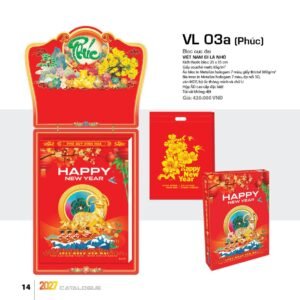 Lịch Bloc Cực Đại 2027 VL Mẫu VL03A (25 x 35cm) Quà Tết Gia Đình Sum Vầy Ý Nghĩa in logo doanh nghiệp quà tặng Tết tại Quà Tặng Gia Dụng VN