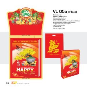 Lịch Bloc Siêu Đại 2027 VL Mẫu VL05A (20 x 30cm) Quà Tết Gia Đình Sum Vầy Ý Nghĩa in logo doanh nghiệp quà tặng Tết tại Quà Tặng Gia Dụng VN