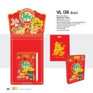Lịch Bloc Siêu Đại 2027 VL Mẫu VL06 (17 x 24cm) Quà Tết Gia Đình Sum Vầy Ý Nghĩa in logo doanh nghiệp quà tặng Tết tại Quà Tặng Gia Dụng VN
