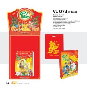 Lịch Bloc Đại Đặc Biệt 2027 VL Mẫu VL07D (29 x 41 cm) Quà Tết Gia Đình Sum Vầy Ý Nghĩa in logo doanh nghiệp quà tặng Tết tại Quà Tặng Gia Dụng VN