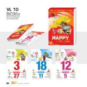 Lịch Bloc Siêu Đại 2027 VL Mẫu VL1011 (20 x 30cm) Quà Tết Gia Đình Sum Vầy Ý Nghĩa in logo doanh nghiệp quà tặng Tết tại Quà Tặng Gia Dụng VN
