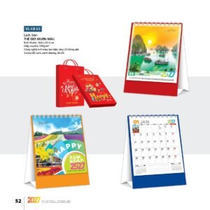 Lịch Bloc 2027 VL Mẫu VLLB03 (29 x 41 cm) Quà Tết Gia Đình Sum Vầy Ý Nghĩa in logo doanh nghiệp quà tặng Tết tại Quà Tặng Gia Dụng VN