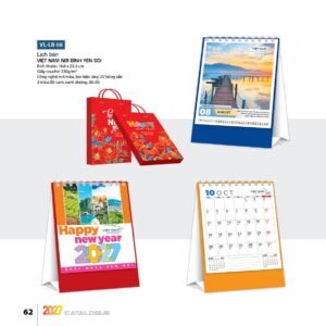 Lịch Bloc 2027 VL Mẫu VLLB08 (29 x 41 cm) Quà Tết Gia Đình Sum Vầy Ý Nghĩa in logo doanh nghiệp quà tặng Tết tại Quà Tặng Gia Dụng VN