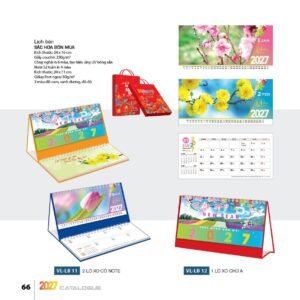 Lịch Bloc 2027 VL Mẫu VLLB11 (29 x 41 cm) Quà Tết Gia Đình Sum Vầy Ý Nghĩa in logo doanh nghiệp quà tặng Tết tại Quà Tặng Gia Dụng VN
