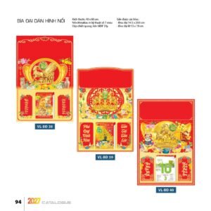 Lịch Bìa Treo 2027 VL Mẫu VLST (40 x 60cm) Quà Tết Gia Đình Sum Vầy Ý Nghĩa in logo doanh nghiệp quà tặng Tết tại Quà Tặng Gia Dụng VN